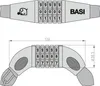 BASI - Zweirad-Kettenschloss - ZR 305 - Stahlkette - Produktbild-Vorschau 3