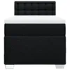 Möbel Boxspringbett mit Matratze Schwarz 80x200 cm Stoff - Produktbild-Vorschau 6