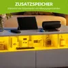 Couchtisch Wohnzimmertisch, Sofatisch mit 4 Schubladen und Produktbild-Vorschau 5