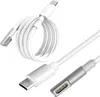Two white charging cables with USB-C and MagSafe connectors are shown against a white background. Produktbild-Vorschau