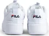 The back view of two white Fila sneakers. Podgląd zdjęcia produktu