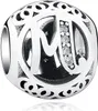 PANDACHARMS Kugel Buchstabe M Charm , 925er Sterling Produktbild-Vorschau 1