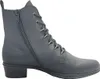 A side view of a gray boot on a white background. Voir les images du produit