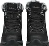 A pair of black Skechers women's boots with faux fur trim. Voir les images du produit