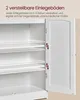 VASAGLE Badezimmerschrank, Badschrank mit 2 Türen, 2 Produktbild-Vorschau 7