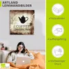ARTland Leinwandbild Kaffee Größe: 40x40 cm Produktbild-Vorschau 3