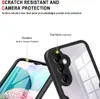 Close-up of a phone case, highlighting screen and camera protection features. Produktbild-Vorschau