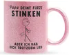 22Feels Glitzertasse Pink Papa Geschenk Vatertag Vater Produktbild-Vorschau 1