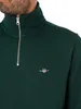 GANT Reguläres Shield-Sweatshirt mit halbem Reißverschluss, Produktbild-Vorschau 4