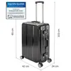 Travelhouse London valise rigide polycarbonate alu trolley Voir les images du produit 2