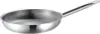 A single stainless steel frying pan shown from a diagonal angle against a white background. Produktbild-Vorschau