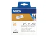 Brother DK-11208, Schwarz auf weiss, 400 Stück(e), DK, Produktbild-Vorschau 4