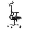 Drehbarer ergonomischer Bürostuhl TRENT, Chromgestell, Produktbild-Vorschau 3