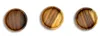 3er Set Snackschale Holz Akazie 10x3cm Rund Design Schale Produktbild-Vorschau 2