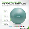 Tunturi Anti Burst Fitness Ball avec Pompe - Ballon de yoga Voir les images du produit 8