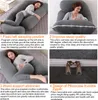 Coussin de grossesse, en forme de J, pour tout le corps, Voir les images du produit 5