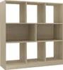 vidaXL Bibliothèque Chêne Sonoma 97,5x29,5x100 cm Matériau Voir les images du produit 5