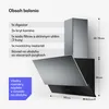 Klarstein Smart Verosteel digestor 90 cm - digestor, 624 Náhľad obrázku produktu 9