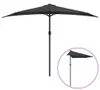 vidaXL Balkon-Sonnenschirm mit Alu-Mast Anthrazit 300x155 Produktbild-Vorschau 1