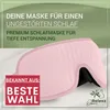 OMNIRELEXX Schlafmaske für Frauen u. Herren – Atmungsaktive Produktbild-Vorschau 3