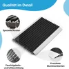 Fußmatte außen alu mit Bürsten schwarz, Schmutzfangmatte 55 Produktbild-Vorschau 4