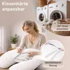 ELONEO Seitenschläferkissen mit Bezug, Stillkissen, Produktbild-Vorschau 5