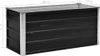 vidaXL Lit surélevé de jardin Anthracite 100 x 40 x 45 cm Voir les images du produit 8