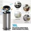 HOMdotCOM HOMdotCOM Poubelle à pédale inox argent 30L Voir les images du produit 18