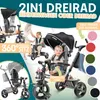 KIDIZ® Dreirad 5in1 Kinderdreirad mit Schubstange Produktbild-Vorschau 3