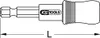 KS Tools 1/4" 2in1 porta bit a cambio rapido Anteprima dell’immagine prodotto 10