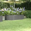 Plantenbak 152x80x36 cm gegalvaniseerd staal grijs Productafbeelding-voorbeeld 2