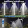 Lampadaire solaire équivalent 1000 W, étanche IP67, Voir les images du produit 3
