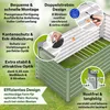 TTL GARDEN Meadow L HIGH Hochbeet 180x80x80cm Metall Salbei Produktbild-Vorschau 3