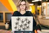 MuchoWow® Laptop Aufkleber Sticker Cover Blumen - Pflanzen Produktbild-Vorschau 5