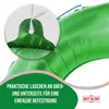 Folienballon 100cm Zahl 6 matt grün Produktbild-Vorschau 5
