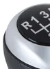 Hyundai i20 07-12 Schaltknauf SCHWARZ + SILBER 5-GANG Produktbild-Vorschau 3