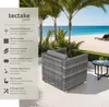 Fauteuil en rotin Lignano - gris Voir les images du produit 2