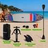 Komplett-Set des URBOGYM SUP Boards mit Rucksack, Pumpe, Paddel, Leash, Finnen und Reparaturset Produktbild-Vorschau