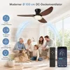 Deckenventilator mit Beleuchtung leise, Ø100cm DC Motor 6 Produktbild-Vorschau 2