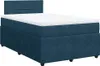 vidaXL Boxspringbett mit Matratze Blau 120x200 cm Samt Produktbild-Vorschau 3
