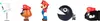 Super Mario Bros Balení 5 figurek 6,5 cm Náhled obrázku produktu 6