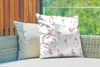 MuchoWow® Outdoor Kissen - Muster mit rosa Flamingos - Produktbild-Vorschau 3