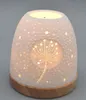 Teelichtleuchte Mini Iglu auf Holzsockel Pusteblume ca. Produktbild-Vorschau 3