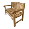 Teak Sitzbank Gartenbank Holzbank massiv Gutshof nachhaltig Produktbild-Vorschau 3