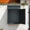 SoBuy Paketbox OGS65-DG mit geöffneter Tür und leerem Innenraum Vista previa de la imagen del producto