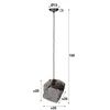 Hoyz - Hängelampe Rock verchromt - 1 Lampe - Grau/Schwarz - Produktbild-Vorschau 4