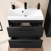 Meuble de salle de bain Florence 01 60 cm – Noir mat – Voir les images du produit 3