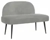 vidaXL Banc rembourré avec dossier, gris clair, 110 x 60 x Voir les images du produit 1