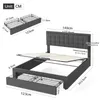 OYAJIA Doppelbett Polsterbett 140x200cm, Luftdruck Produktbild-Vorschau 6