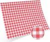 200x Tischset Platzset aus Kraftpapier 40 x 30 cm Karo rot Produktbild-Vorschau 1